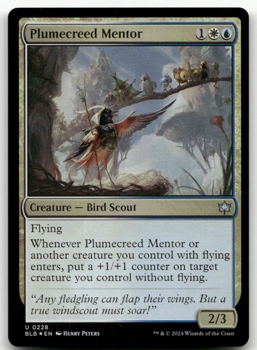 Plumecreed mentor 228 - mentor, (foil)