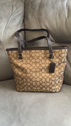 Coach tote signature - coach, jacquard
