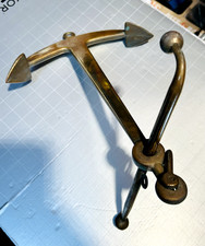Solid BRASS ornamental decorative ANCHOR, easily wall hung, display on table etc