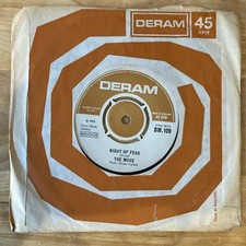 The Move - Night Of Fear / Disturbance - 7" Vinyl DERAM DM 109 Play Graded VG+