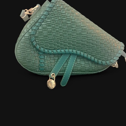 Small sandal teal green