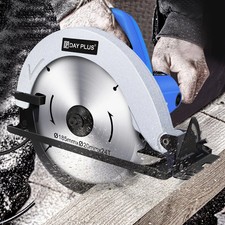 2000W Electric Circular Saw 5000RPM Wood Tile Metal Cutting Blades Guide Tool