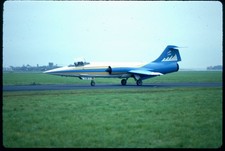 #6709 ORIGINAL K64 AIRCRAFT SLIDE: German AF Lockheed F-104G Starfighter 22+55