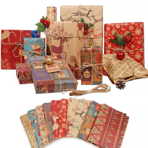 Sheets christmas wrapping - 12,