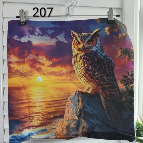 Owl perched sunset - perched, in