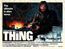 THE THING 1982 quad poster print 30x40"  John Carpenter  Kurt Russell FREE P&P