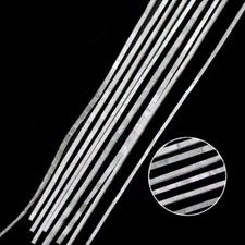 8x Guitar Shell Inlay Binding Purfling 16"x1/16" (400x1.5mm) Luthier White 2A