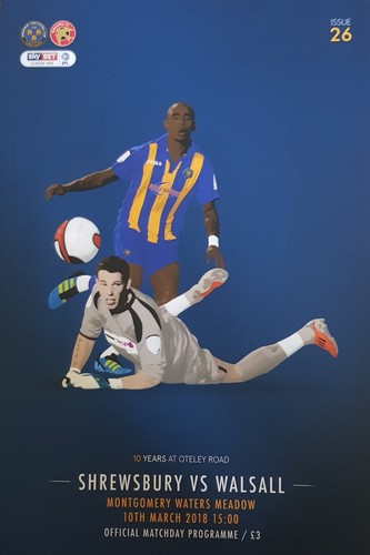 Shrewsbury town walsall - shrewsbury,