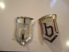 1 Frieze logo Alfa Romeo Bertone metal 41x28 badge emblem shield RARE