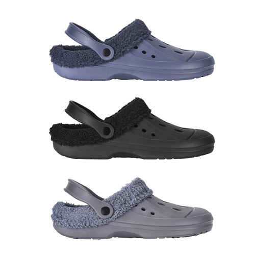 Mens clogs fleece lined - clogs, adults