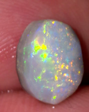 Lightning Ridge Opal Gem Rough Rubbed Stone. Australian Opal