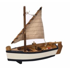 Miniature Skiff Model Sailing