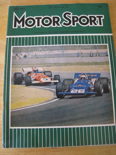 Motor sport may - sport, 1971
