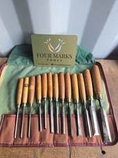 13 x Bevel Edge Chisel - A Fine Set With Tool Roll
