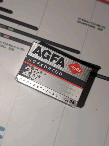 Film agfa ortho 25 - ortho,