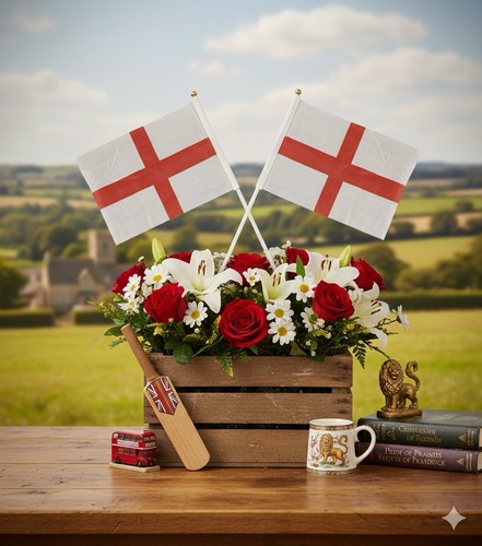 10x england flags mini - flags,