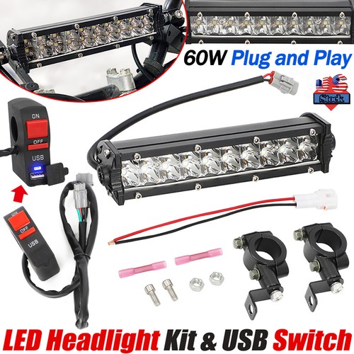 Led headlight light bar kit - headlight,