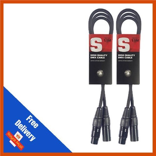 Stagg 5m black dmx - 2,