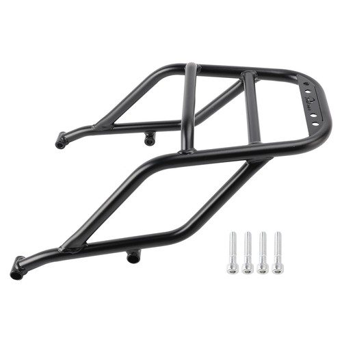 Black rear luggage rack - rear,