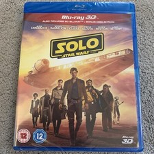 Solo: A Star Wars Story (Blu-ray 3D, 2018) New Sealed