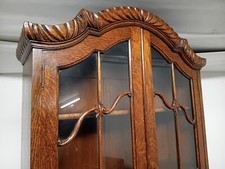 Queen anne style oak bureau - style,