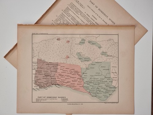 Antique map domesday book - antique,
