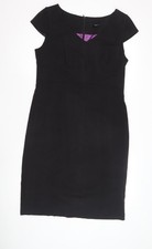 BHS Women's Black Sheath Dress