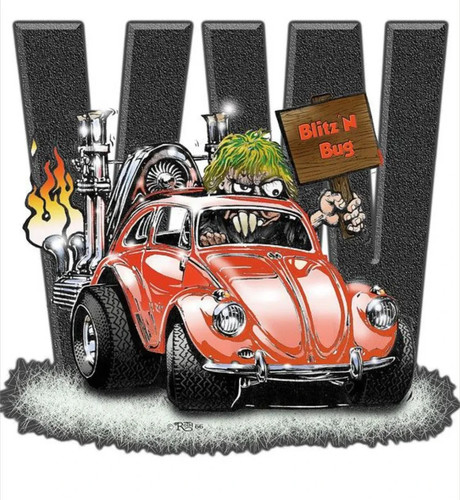 Rat fink hot - fink, rod