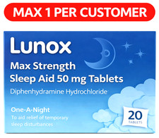 One a Night Sleep Aid 50mgx20