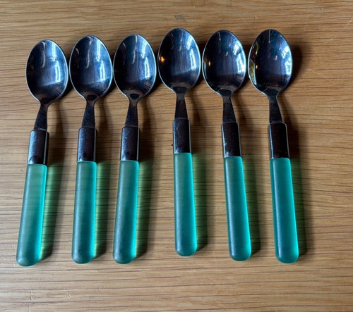 Vintage italian spoons with - vintage,