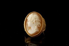 OLD VICTORIAN CAMEO GREEK LADY