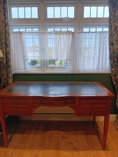 REPRODUX BEVAN FUNNELL BURR WALNUT DESK