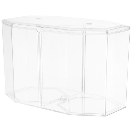 Transparent acrylic fish - transparent,