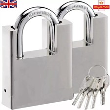 2x HEAVY DUTY Padlock High