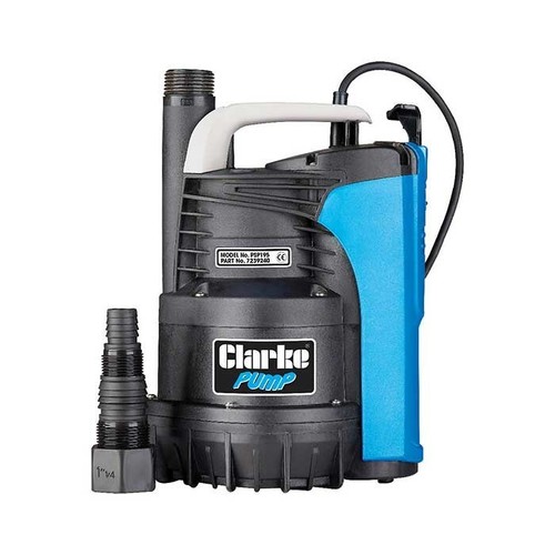 Clarke psp195 600w 195lpm - clarke, 1¼"