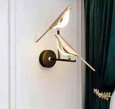Nordic Golden Bird LED Wall Lights Parlor Bar Creative Wall Lamps Novelty Sconce
