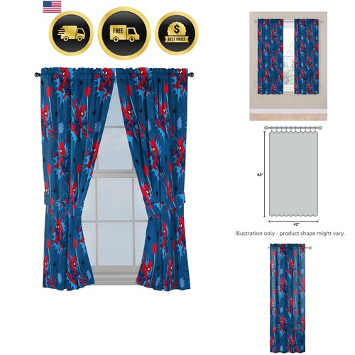 Kids window drapes 4 - kids, piece