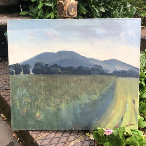 Large landscape oil painting - landscape,