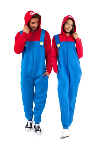Adult unisex mario onesie - adult,