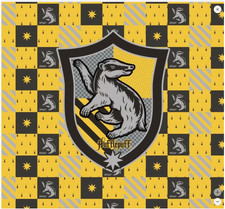 Official Harry Potter Fleece Blanket throw Gryffindor or Hufflepuff 127 x 152 cm
