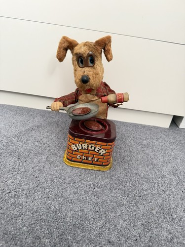 Vintage burger chef - vintage, dog
