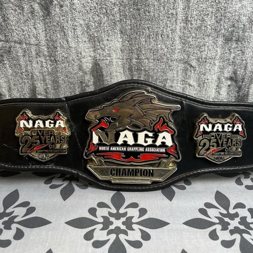 Naga champion belt black - naga, gold