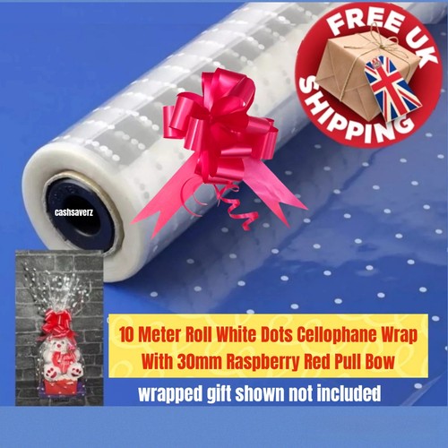 Meter roll white dots - meter,