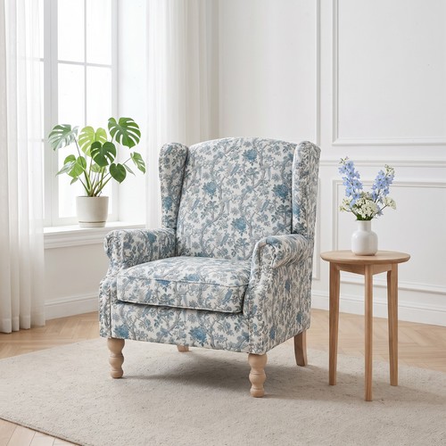Floral wingback accent - floral,