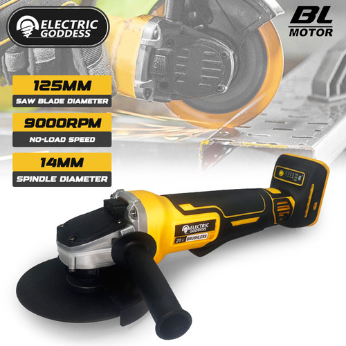 Brushless 125mm cordless - 125mm, angle