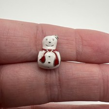 Snowman & Red Scarf  Charm