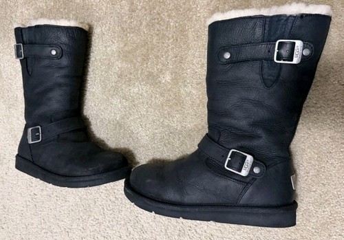 Ugg kensington black leather - ugg,
