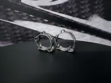 NEW Genuine Mercedes-Benz Fuel Filter Hose Clamps Binders Set Pair ZFHC