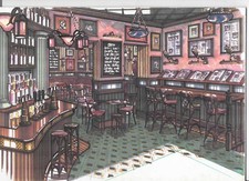 Decorative Coloured Print on