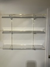 Mcm Lucite Shelves With